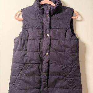 H&M LOGG Navy Blue Cotton Blend Vest